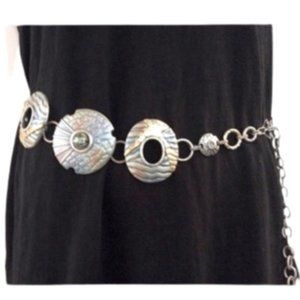 💚 Chico’s Large Medallions & Jewels Chain Belt